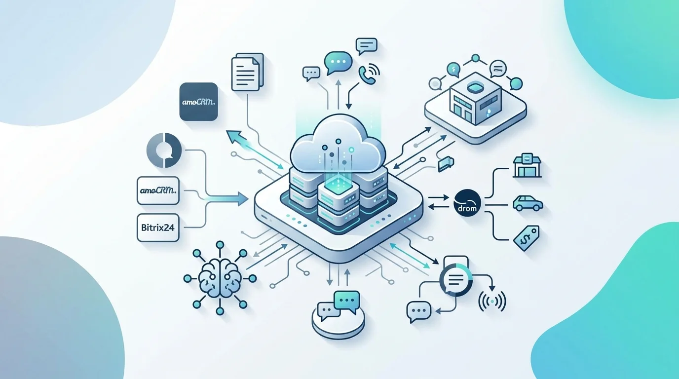 Drom API и ИИ-интеграция: архитектура автоматизации автодилера