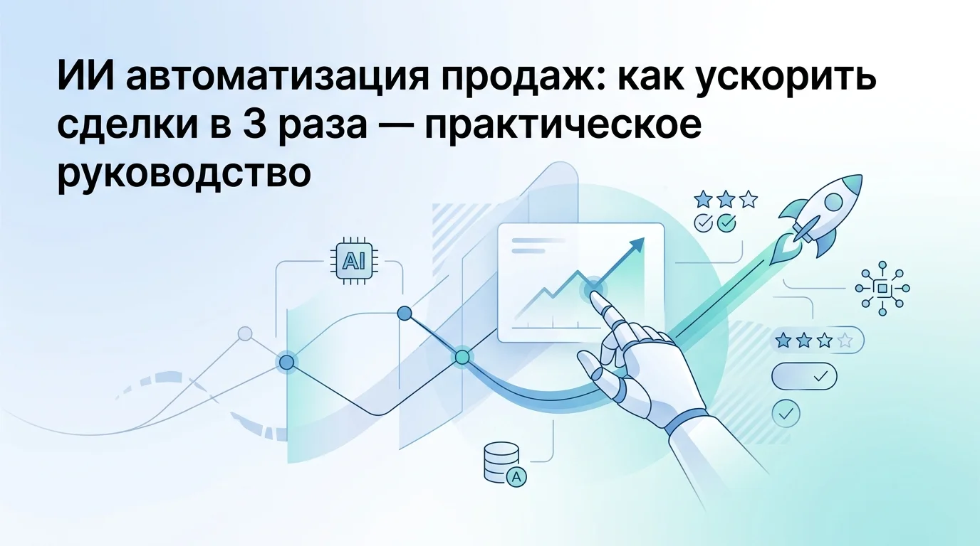Как быстро продать: ИИ-автоматизация для ускорения сделок в 3 раза