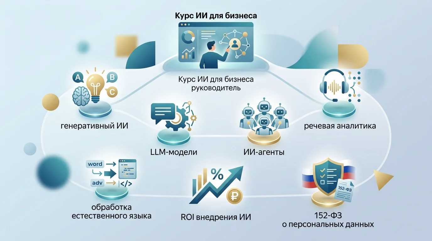 Курс ИИ для бизнеса: что изучить руководителю, чтобы внедрить ИИ