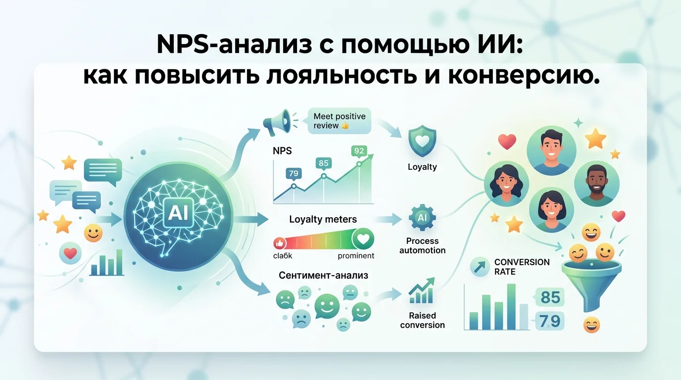 NPS-анализ с помощью ИИ: как повысить лояльность и конверсию