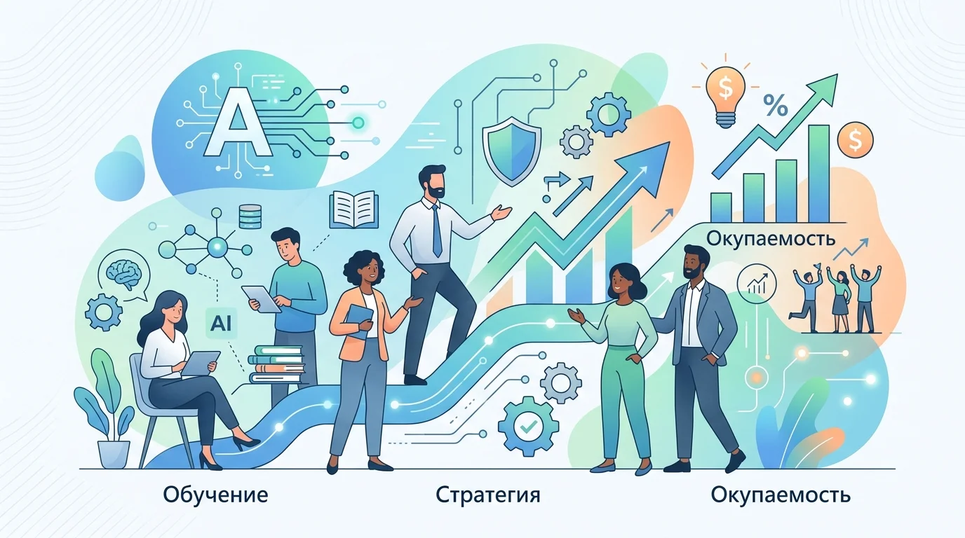 Подготовка команды к внедрению ИИ: обучение, стратегия, ROI