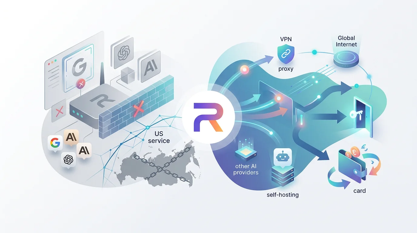 OpenRouter заблокировал модели Google и Anthropic для РФ — что делать