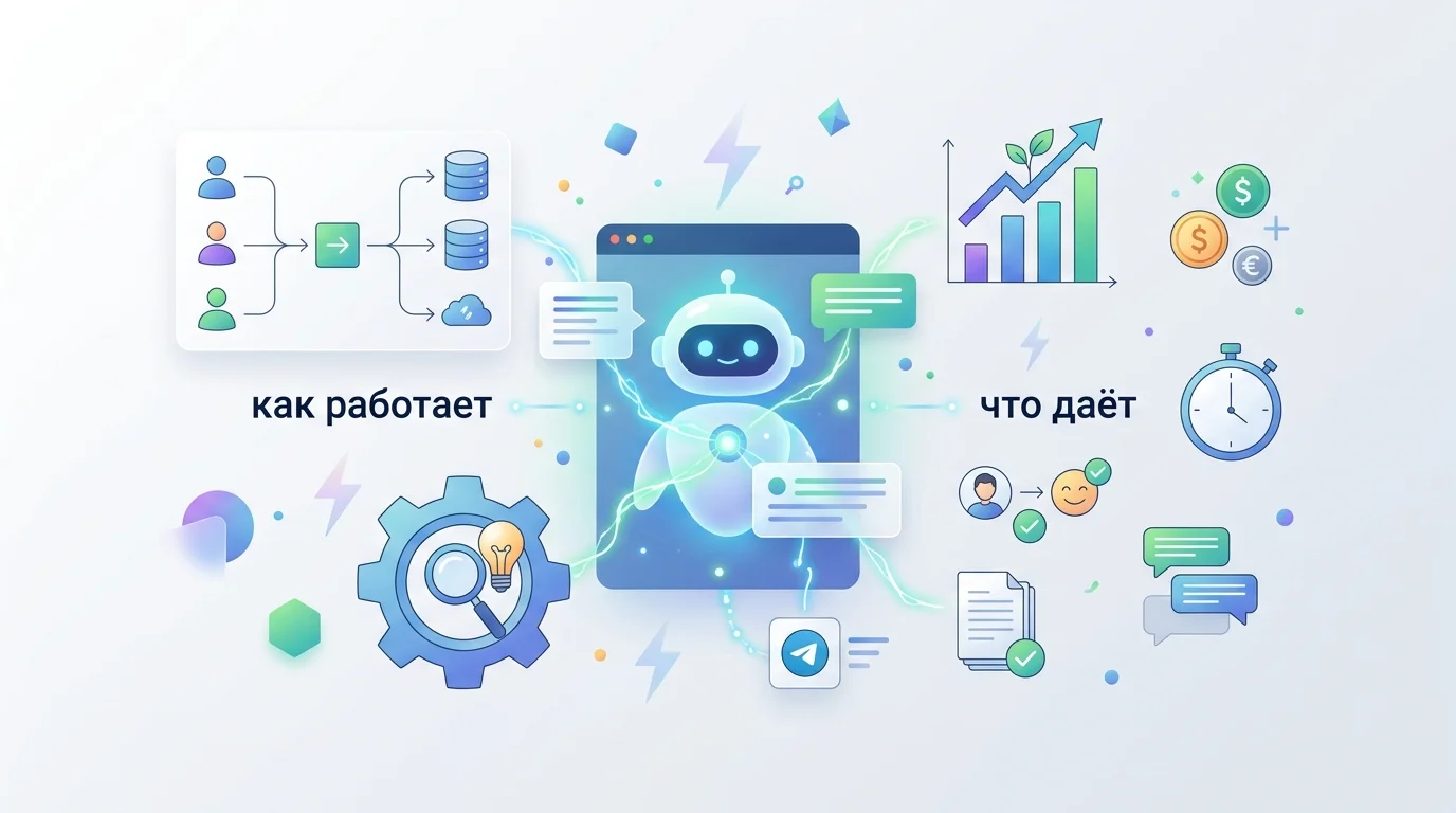 Разработка чат-ботов для бизнеса: как работает и что даёт в 2025