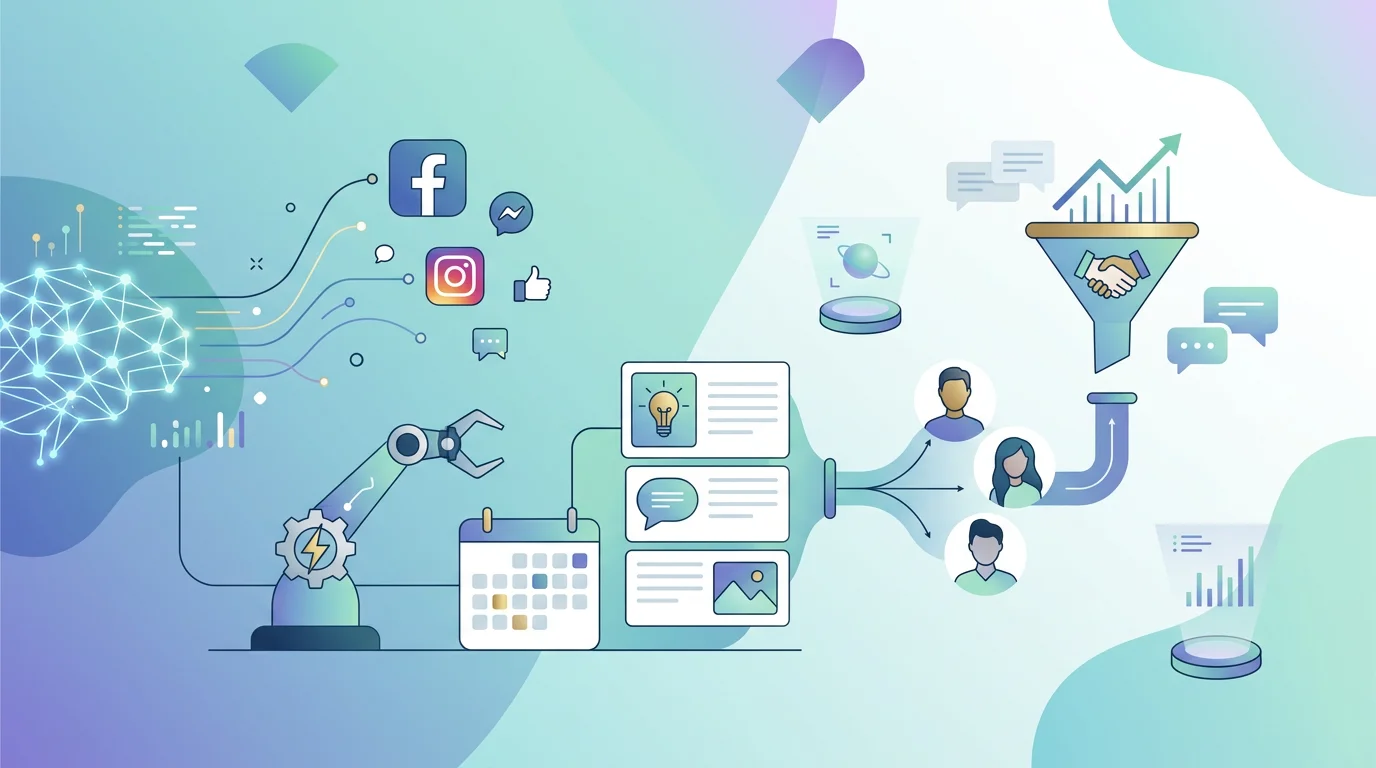 SMM на автопилоте с помощью ИИ: генерация контента и заявок из соцсетей